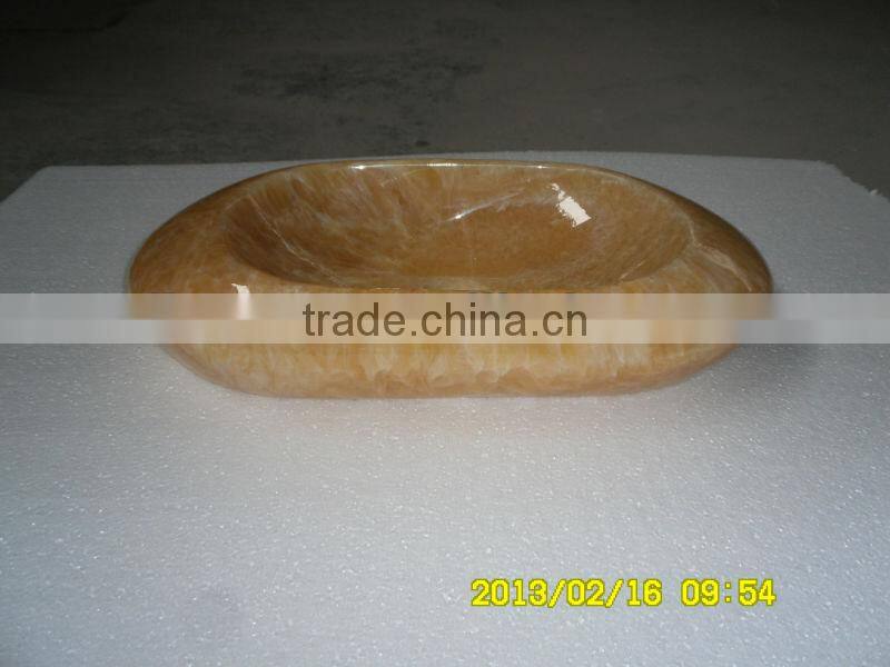 Marble sink basin--Red color marble