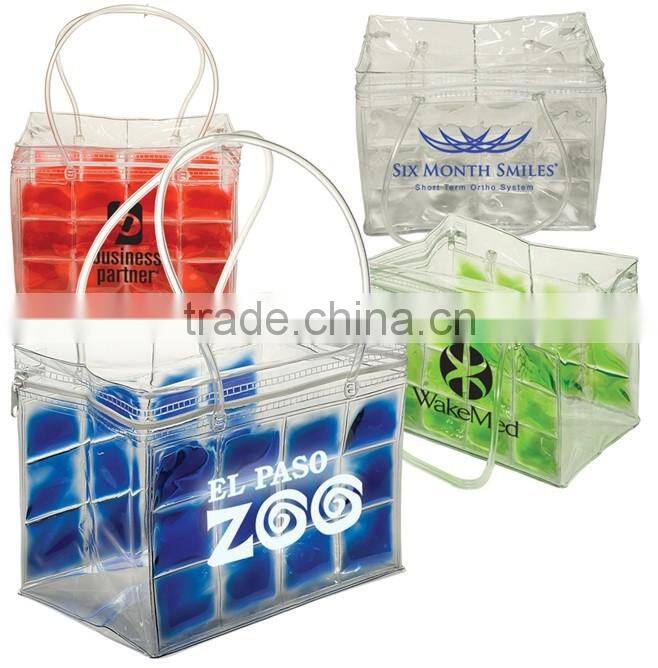 recycalable pvc beer bottle cooler bag,ice chiller bag for beer