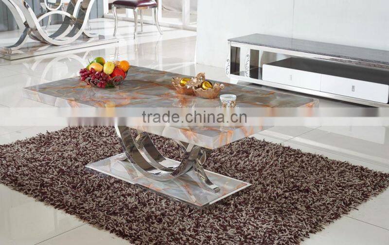 Home Goods Marble Top Coffee Table Bases Only C401