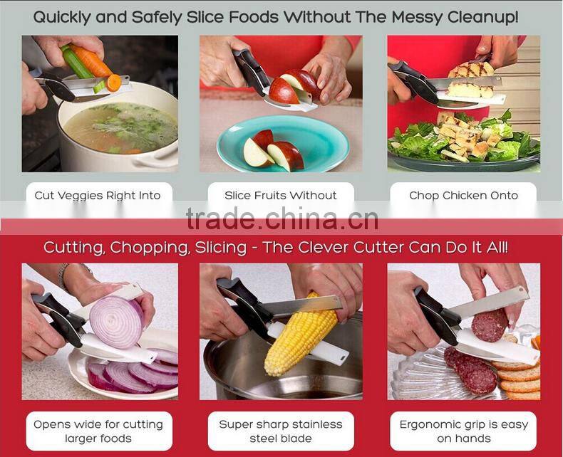 stainless steel multifunctional food cutter kitchen knife