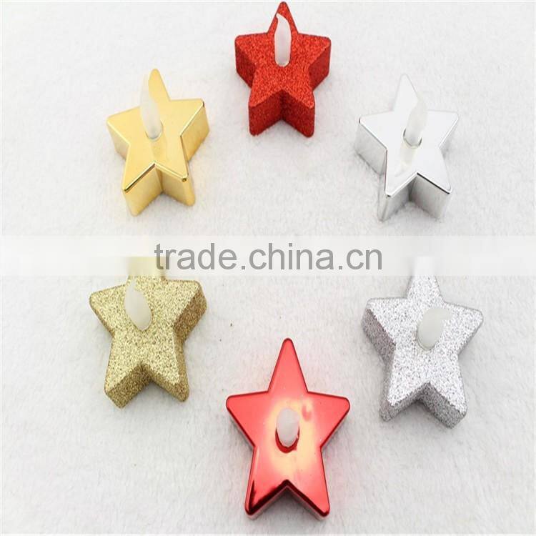 Wholesale Christmas color-changing star LED tea candle light