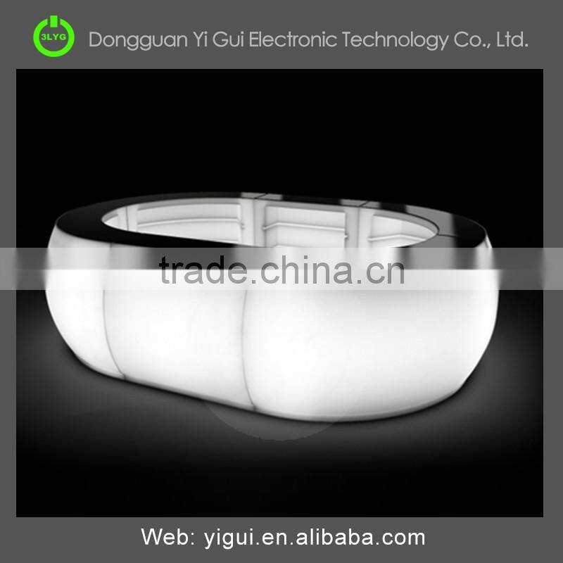 hot sale used nightclub furniture lighted bar table