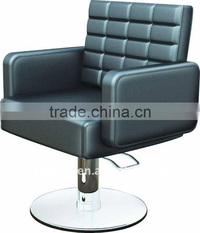 Round Base Modern Hydraulic barber chair hair cutting chairs with pedal wholesale barber supplies F-TKSS12