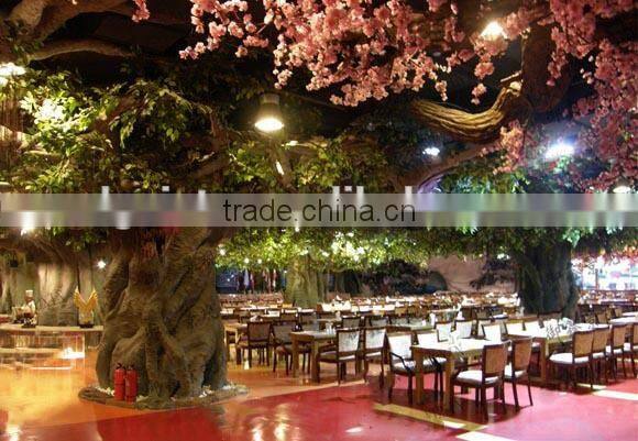 China wholesa decoration tree /outdoor UV proof vivid looking bionic barks ornament artificial ficus tree