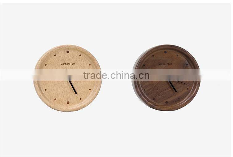 Carbon baking wooden wall digital clock