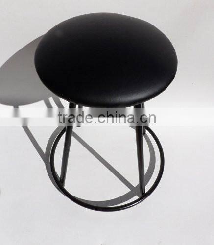 Factory price black color round shape chairs metal frames for office chairs/bar metal chairs