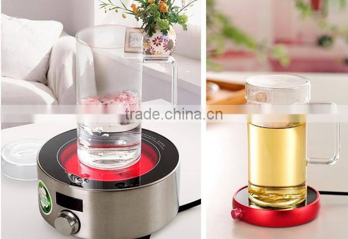 2014 new tea milk drinking glass cup with handle