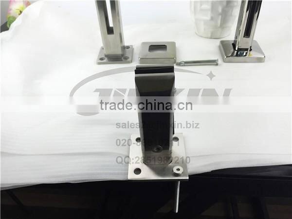 JINXIN stainless steel square core drill glass spigot for pool fence