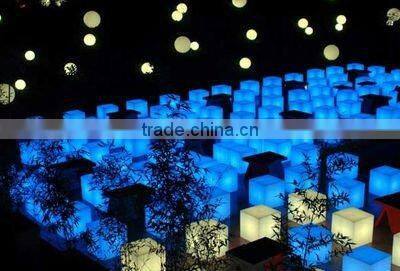illuminated led cube chair/modern furniture/nightclube furniture