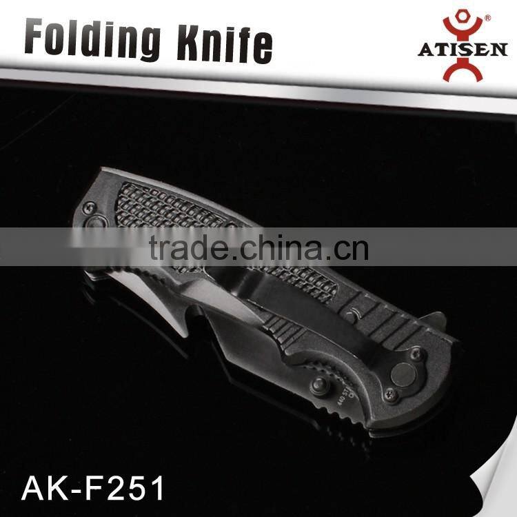 Outdoor Fast Open Knives Hunting Rescue Pocket Tactical Folding Knife