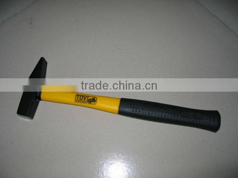 goodquality TUV/GS 0.1-2KG British type machinist hammers with colour plastic-coating/half plastic-coating/wooden/steel handle&