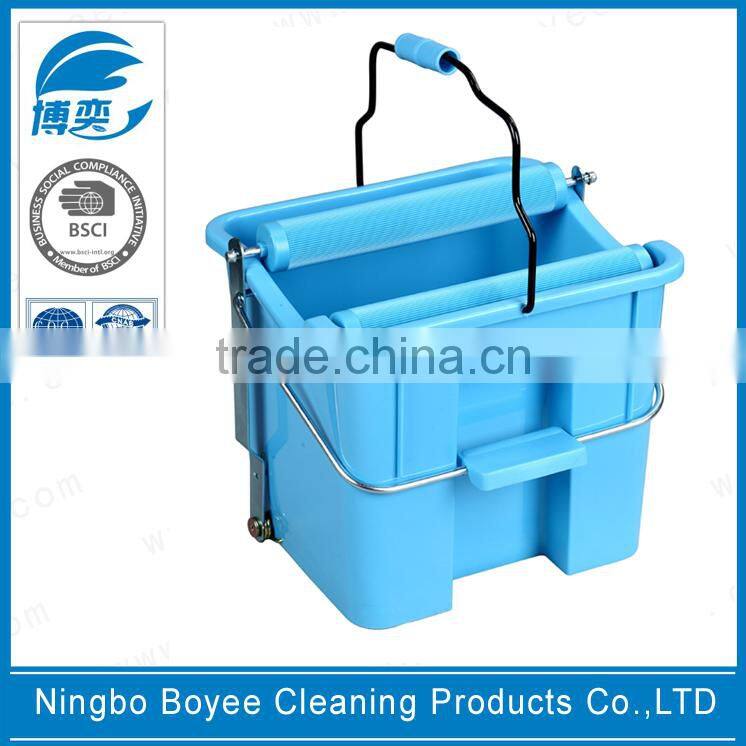 Boyee 2015 Plastic mop bucket with wringer/plastic mop bucket 16L