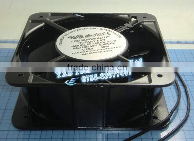 FP-108 EX-S1-B 220V 2wire150*150*50mm Double ball bearing fan 15cm 38/35W 50/60Hz AC220-240V Ball Bearing Cooler Fan