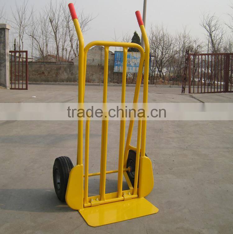 steel folding transport hand cart trolley / hand pallet truck