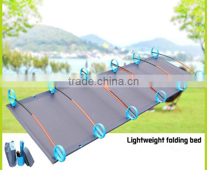 2016 New fashion outdoor beds camping folding bed with carry bag