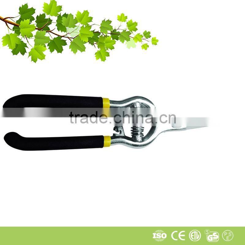 QJ-JG44 High quality carbon steel garden tools for grape scissors, professional pruning scissors garden tools