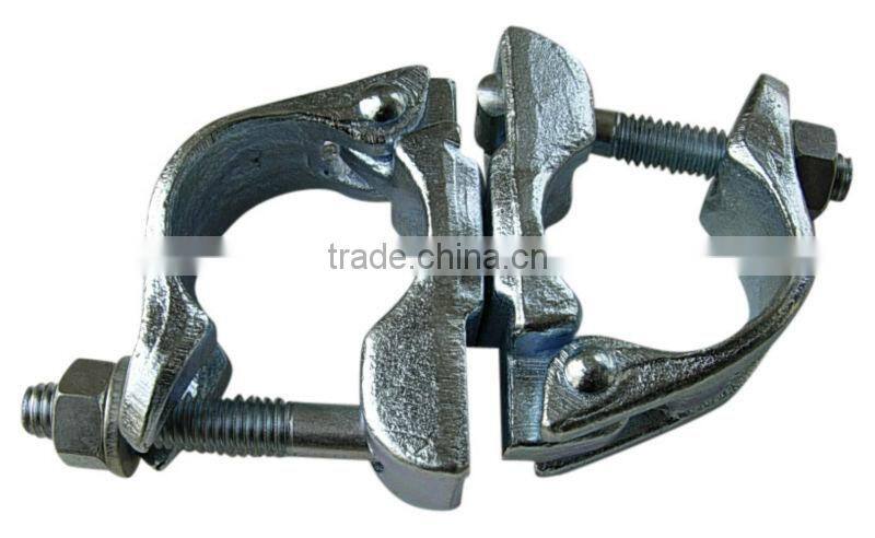 Scaffolding tube coupler 48.3mm forged swivel/ fixed right angle clamp