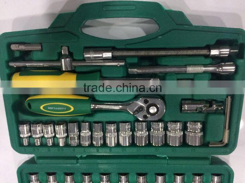 BERRYLION 46pcs auto repairing household tool kit socket set with high quality