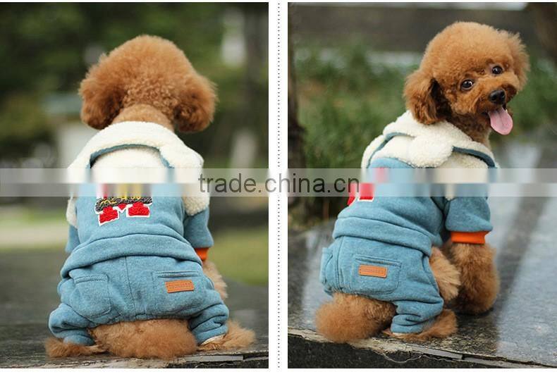 Wholesale dog clothes, hot sale pet winter hoodies clothing , dog pet clothes