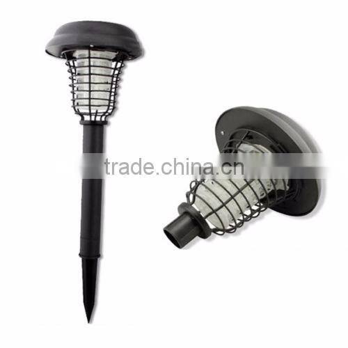 Garden Solar Power LED Mosquito Killer Lamp Yard Plastic Waterproof Lawn Light