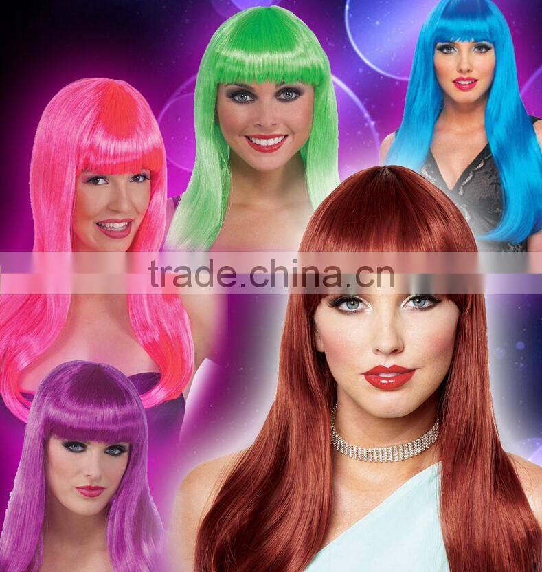 2015 fashion Lolita deep powder hair wave curly Cosplay wig party hair