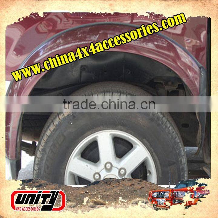 Customized logo new spare auto parts wheel arch trim wheel arch fender flares for dmax