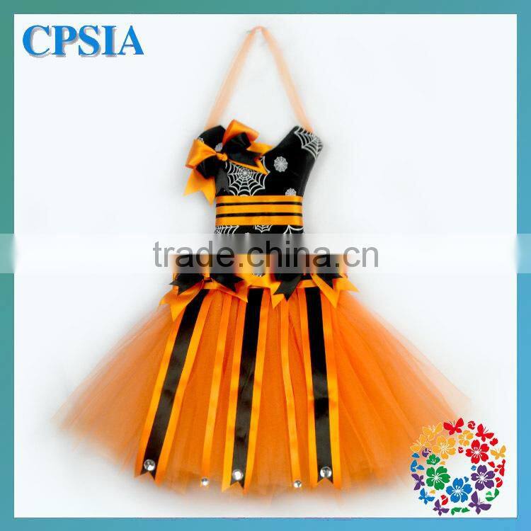 Brand New Cartoon Pattern Black Hair Bow Holder with Yellow Tulle Ideal Gift and Home Decoration