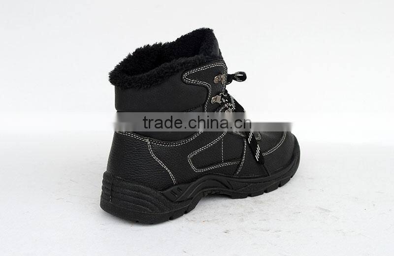 new design black safety shoes