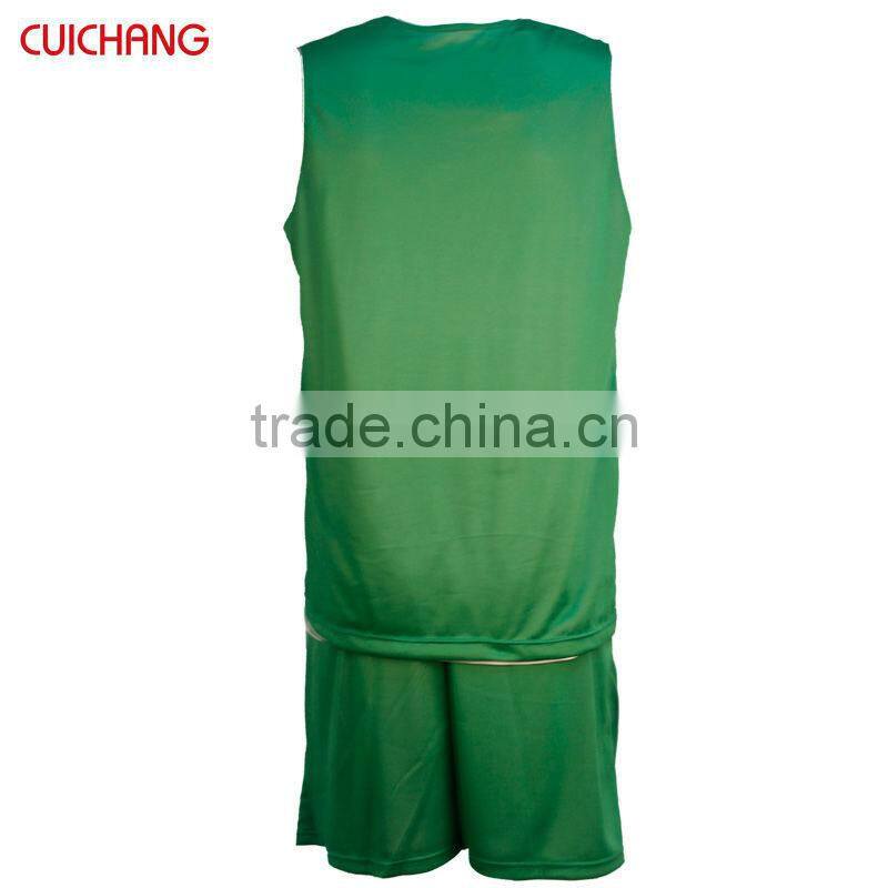 hot sale basketball jersey green color