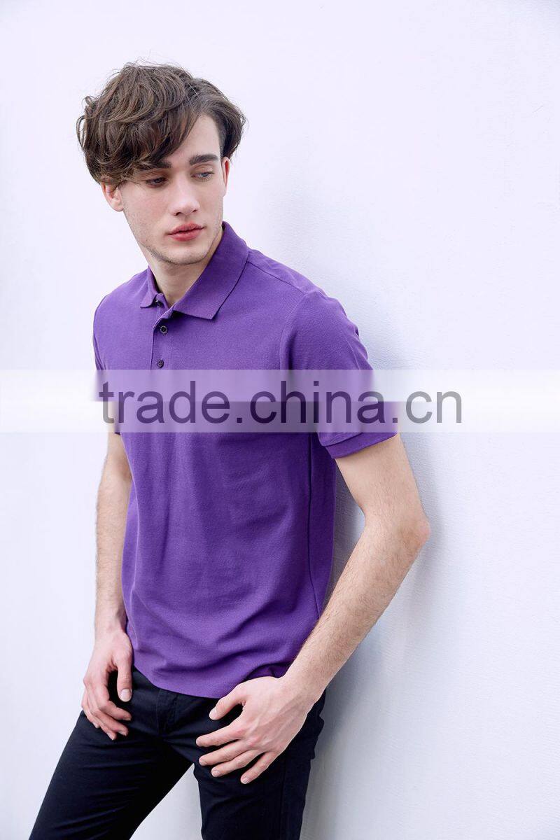 factory wholesale high quality 220g 100% cotton ribbed collar stock men polo shirt