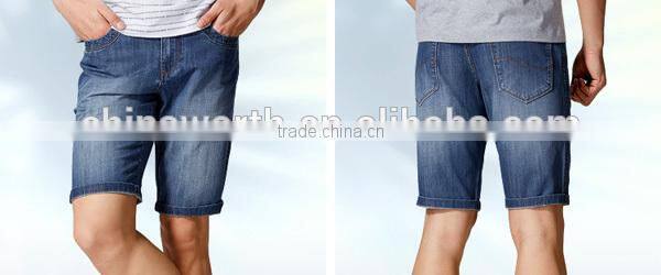 men summer loose denim fashion design cheap jean shorts