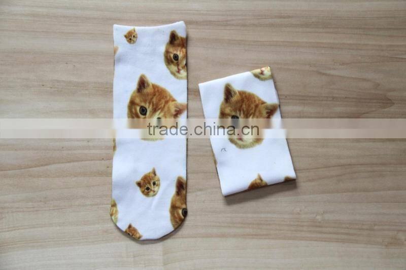 all over photo printing sublimation wholesale custom print socks