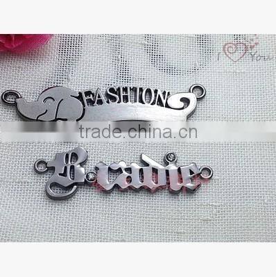 2015 customized zinc alloy tags,gold charm pendants for jewelry and handbag