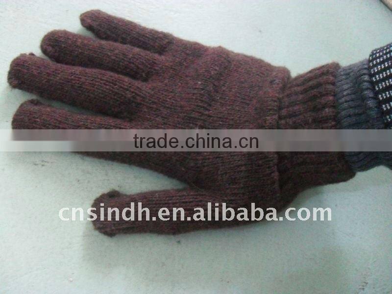 Jacquard Warm sheep Wool Gloves