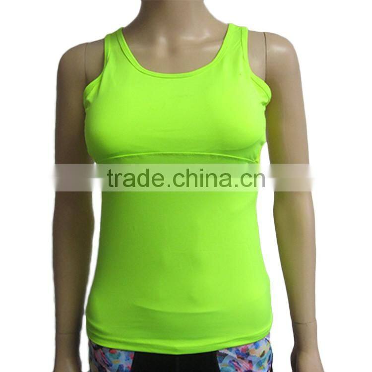 New Custom Fitness Yoga Tank Top Fancy Sublimation Fitness Clothing Women Wholesale Fitness Clothing