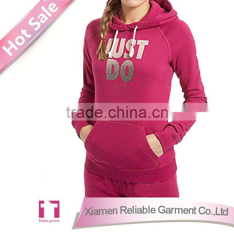 70% cotton 30% polyester hoodie wholesale female hoodie cheap lady hoody