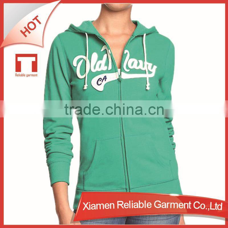 Oem custom sublimation plain green hoodies