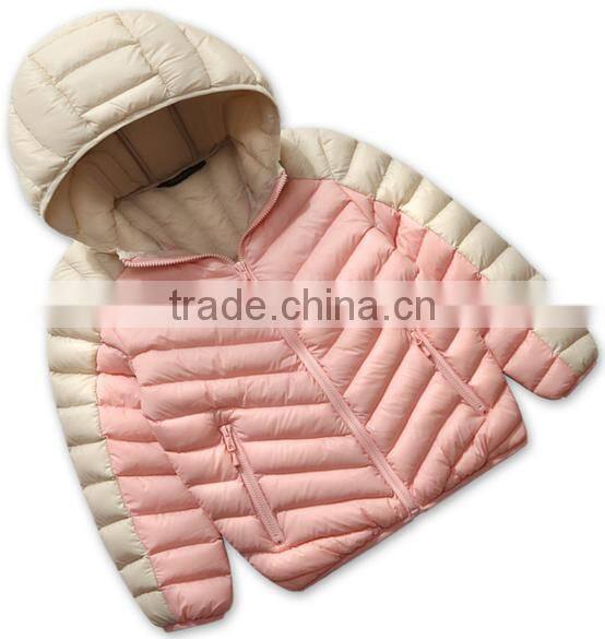 children and baby winter clothes/custom quality kids winter blank varsity duck or goose down feather jackets/kids snow jackets