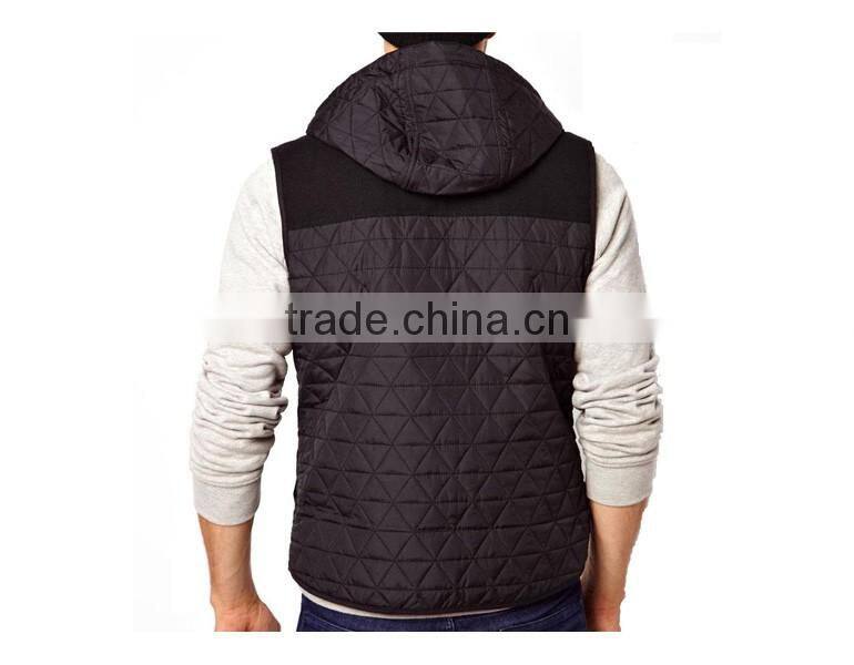sleeveless jacket with hood for men