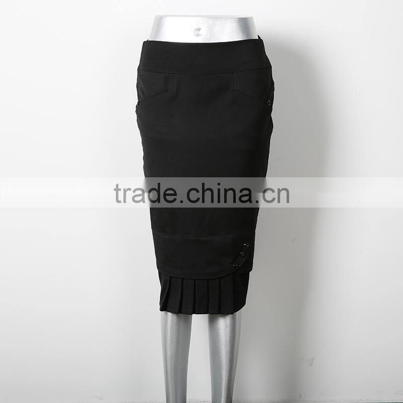 Ladies new design high waist narrow style tight short skirt