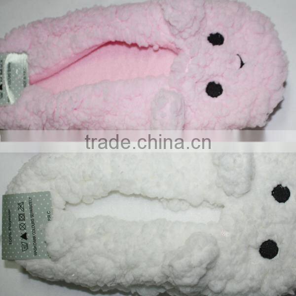 Cute indoor cotton slippers warm animal-headed organic slippers in slippers