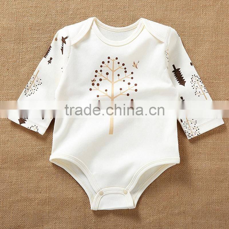 New Spring Baby Infants Romper Set Long Sleeves Unisex Cotton Onesie Jumpsuit