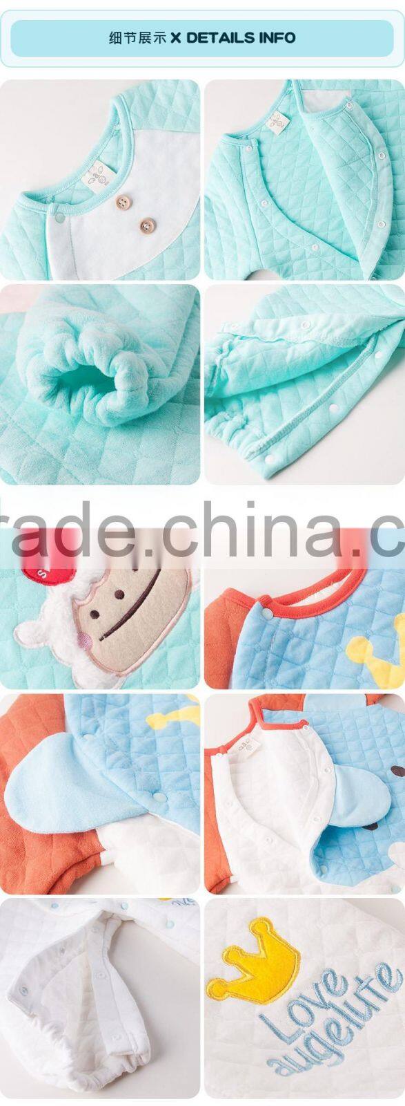 New Spring Unisex Baby Rompers Air Cotton Side Opening Bodysuits Onesie Wholesale Factory Price