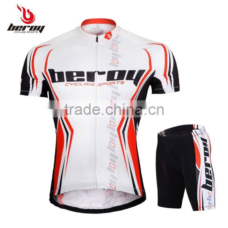 BEROY New Design Customize men's cycling jersey with Short Sleeves and short pants