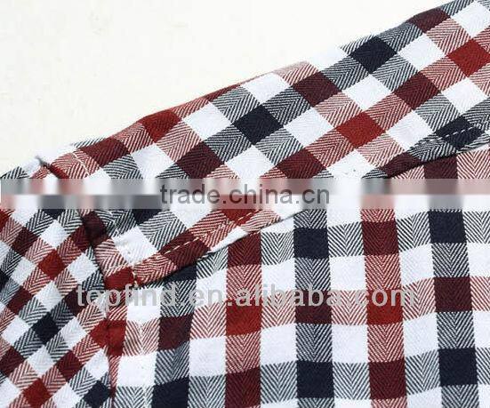 latest new design cotton plaids men shirts shirt manufacturer in China