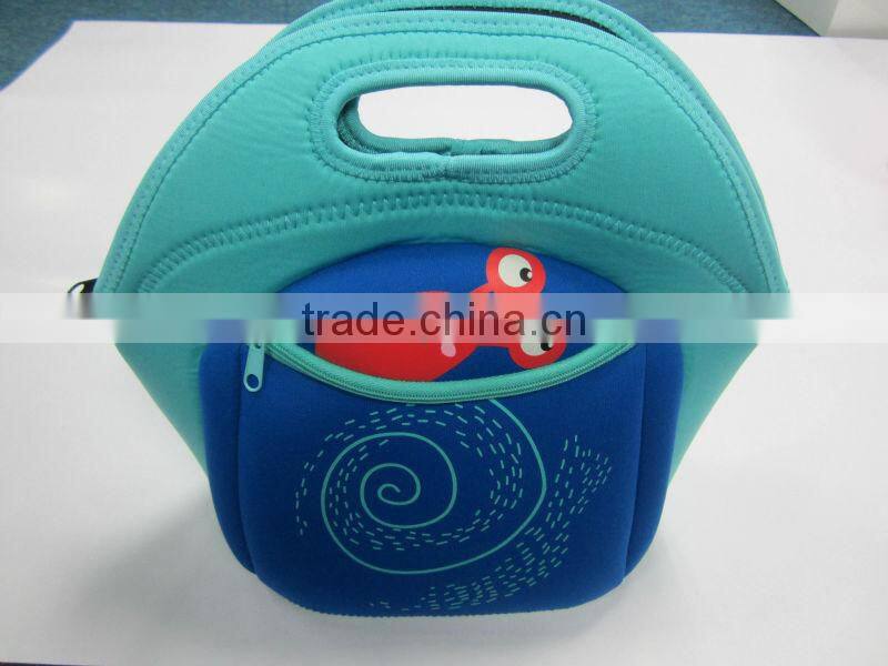 GR-W0070 fashional insulated neoprene lunch bag for kids