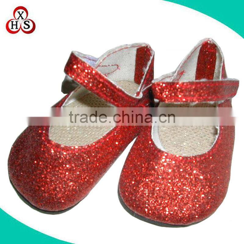 China making doll shoes for 18 inch dolls accessories