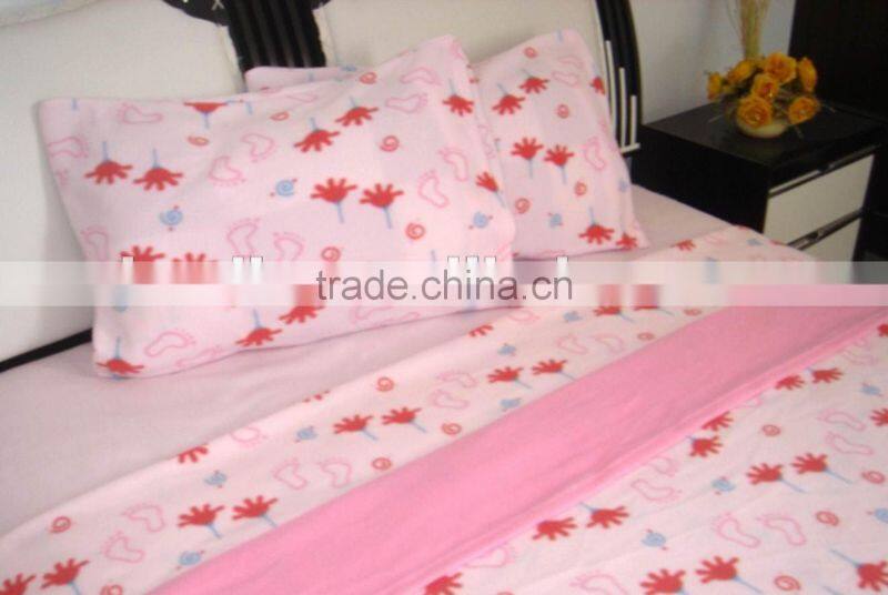 100 pct polyester queen sizemicro polar fleece bed sets
