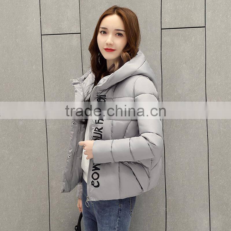 Female 2017 New Women's Winter Jacket Cotton Jacket Slim Parkas Ladies Coats