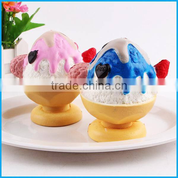 High quality PU soft squishy toys slow rising squishy ice cream